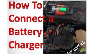 How to connect a car battery charger [upl. by Galligan]