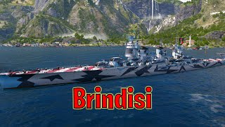 Meet The Brindisi Tier 8 Italian Cruiser World of Warships Legends [upl. by Eimot]