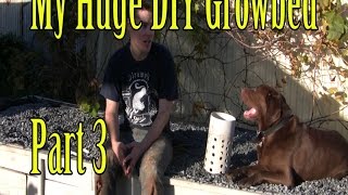 My Huge DIY Aquaponic Grow Bed Part 3  Gravel Bell Siphons and more [upl. by Enirhtak]