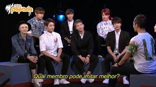 BTS legendado ptbr Programa PopAsia [upl. by Cerallua550]