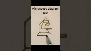 Microscope diagram easy song shorts short biology science microscope drawing learntodraw [upl. by Remled987]