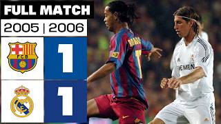 FC Barcelona 11 Real Madrid  PARTIDO COMPLETO  LALIGA EA SPORTS 200506 [upl. by Ilenay]