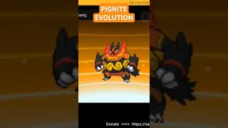 EVOLUSI PIGNITE KE EMBOAR DI LEVEL 35 POKEMON [upl. by Eddi]