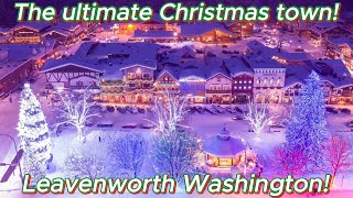 The ultimate Christmas town Leavenworth Washingtontravel food PNWChristmasXmas [upl. by Ozner890]