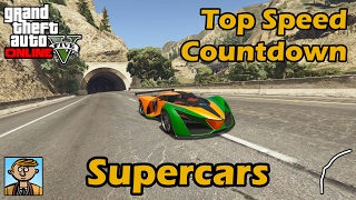 Fastest Supercars 2017  GTA 5 Best Fully Upgraded Cars Top Speed Countdown [upl. by Aij46]