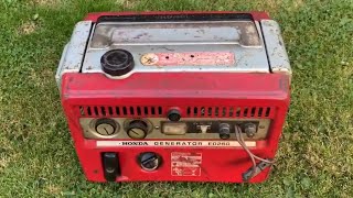 Vintage Honda ED250 suitcase generator  will it run [upl. by Ainnos]