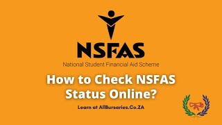 HOW TO CREAT NSFAS PROFILE [upl. by Anaahs]