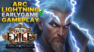 Arc lightning coming soon⚡ Path of Exile Necropolis 3240 [upl. by Nednarb]