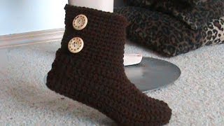 Crochet Glamas 2 in 1 Bootie Slipper Tutorial Super Easy For Beginners [upl. by Caraviello]