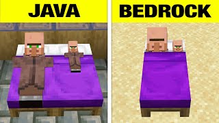 63 Minecraft Java vs Bedrock Differences [upl. by Olra274]