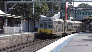 4K Sydney Marrickville Station  Suburban Trains and Freight Trip Trains [upl. by Tedra773]