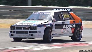 600HP Turbo Lancia Delta Integrale EVO on the Track [upl. by Layap]