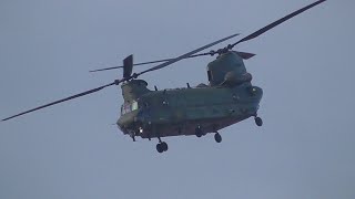 RAF Chinook Display  Southport Airshow 2023 [upl. by Bluh]