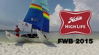 FWB 2015 Hobie 16 Sailing [upl. by Naerda406]