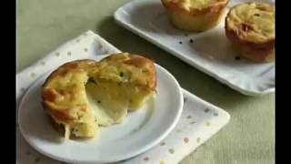 Tortini di patate dal cuore filante ricetta facile il chicco di mais video [upl. by Ebag]