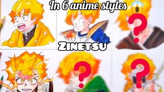 How to draw Zenitsu Agatsuma from Demon Slayer ❤️ Easy anime drawing How to draw anime step by step [upl. by Anuahsat]