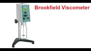 Brookfield Viscometers viscosity measurement [upl. by Etterraj]