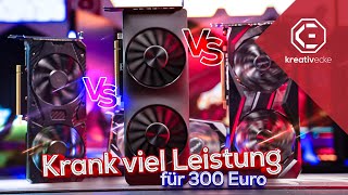 KRANK viel Leistung für UNTER 300€ Der ULTIMATIVE Grafikkarten Vergleich Die MEISTEN fps pro € [upl. by Hagile]