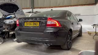 Volvo S80 V8 Heico Exhaust Cold Start Light Revs Sound [upl. by Seniag]