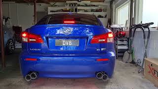 Lexus ISF XForce Varex Exhaust  Sound Test [upl. by Haras933]