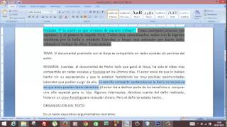 Comentario de texto Cuerdas Lengua 2 Bachillerato Academia Usero Estepona [upl. by Eidoow587]