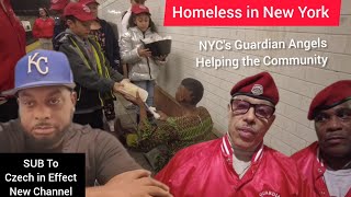 NYC Migrant Crisis Streets of New York City Guardian Angels Helping the Homeless 🇺🇸 [upl. by Asir]