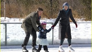 Julianne Moore Goes Ice Skating for Maggies Plan After Oscar Win Watch [upl. by Nnaylime]