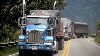 TRACTOMULAS COLOMBIANAS POR UNA DE LAS VIAS MAS RECONOCIDAS EN EL PAIS  ALTO DE MATASANOS  🔥💯💪👏 [upl. by Anecusa]