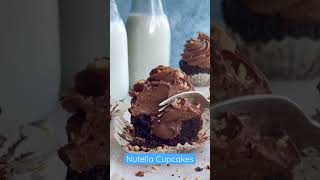 Dreamy Nutella Cupcakes shorts cupcakes nutella [upl. by Vatsug409]