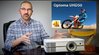 Optoma UHD50 4K DLP Projector 1399 [upl. by Ynnel]