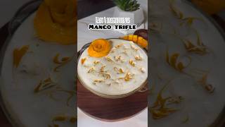 Mango trifle using 4 ingredients mangodessert mangodelight summerdessert mangorecipe shorts [upl. by Kwang118]