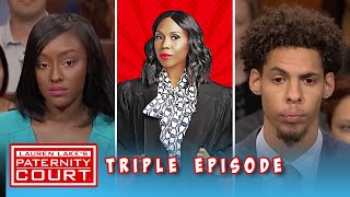 Triple Episode High School Sweethearts Find Out The Truth About Fathers Paternity  Paternity Court [upl. by Nyrhtac]