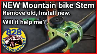 Mountain Bike Stem removal and install Will the new stem help my numb fingers Part 1 [upl. by Xymenes55]