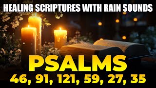 Psalms to sleep Protected  Psalms 46 91 121 59 27 35  Bible verses for sleep with Gods Word [upl. by Aloysia]