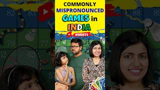 Most Mispronounced Games in India  Spoken English Words  Kanchan English Connection shorts [upl. by Helene]