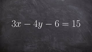 How to find the x and y intercepts for a linear equation [upl. by Nahtnamas]