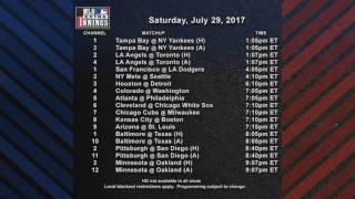 MLB Extra Innings Music 1 July 29 2017 [upl. by Pierce]