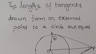 10th class mathstangents and secants to a circle [upl. by Bela]