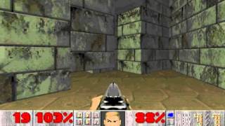 Ultimate Doom 100 Walkthrough E2M1 Deimos Anomaly [upl. by Enrahs]