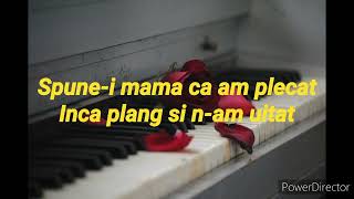 Theo Rose feat Andrei Banuta 💔 Spunei Mama 💔 piano karaoke [upl. by Elokkin]