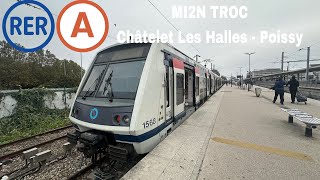 RER A MI2N TROC Châtelet Les Halles  Poissy [upl. by Graeme]