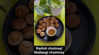 RADISH CHUTNEY MULLANGI CHATNEYMULLANGI RECIPE MULANGI CHATNEY RECIPEEASY TO COOK [upl. by Oeflein]