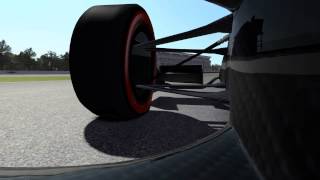 rFactor 2  Tyre deflection test [upl. by Kammerer]