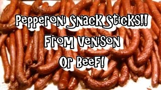 Pepperoni Snack Sticks Pepperettes [upl. by Hera695]