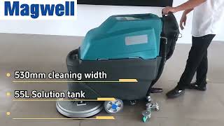 K2 Battery Powered Floor Scrubber 20 inches Cleaning Path 55L Recovery Tank [upl. by Wertz]