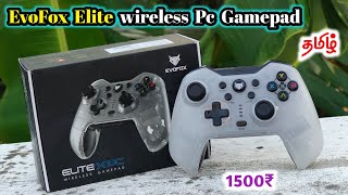 Evofox elite pc wireless Gamepad review tamil Infotechraj  evofox wireless pc controller unboxing [upl. by Eatnoid]