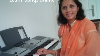 Learn Kannada Songs on Keyboard No 4Kodagana Koli Nungitta with Notation [upl. by Zaccaria]