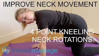 Brisbane Myotherapy  Improve neck movement quadruped neck rotation [upl. by Wehhtam927]