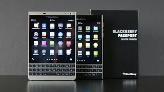 Blackberry Passport Silver Edition Unboxing amp Comparison [upl. by Edmond]