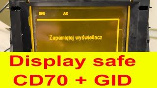 Display safe CD70  GID [upl. by Mollee]